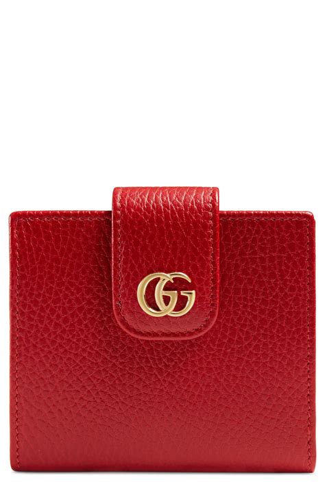 red wallet gucci|Gucci wallet price.